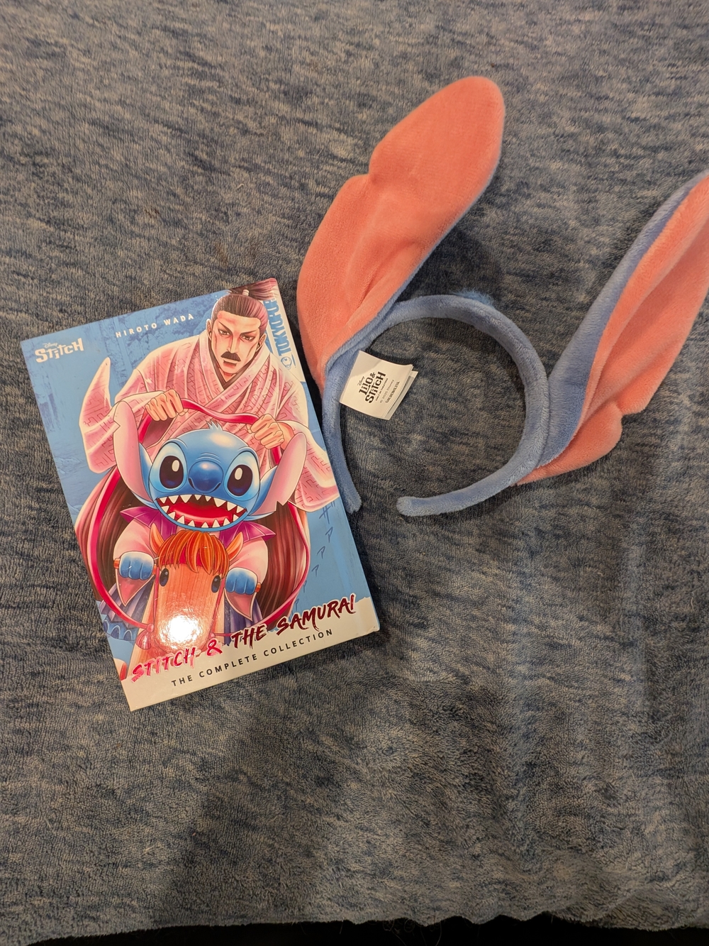 Disney Stitch: Stitch And The Samurai Hardcover Book With Stitch Headband
